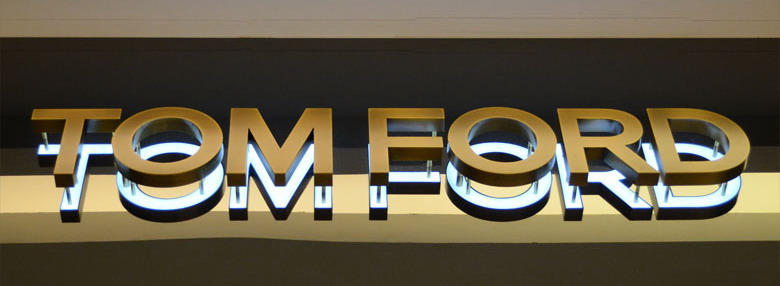 ILLUMINATED BRASS LETTERS